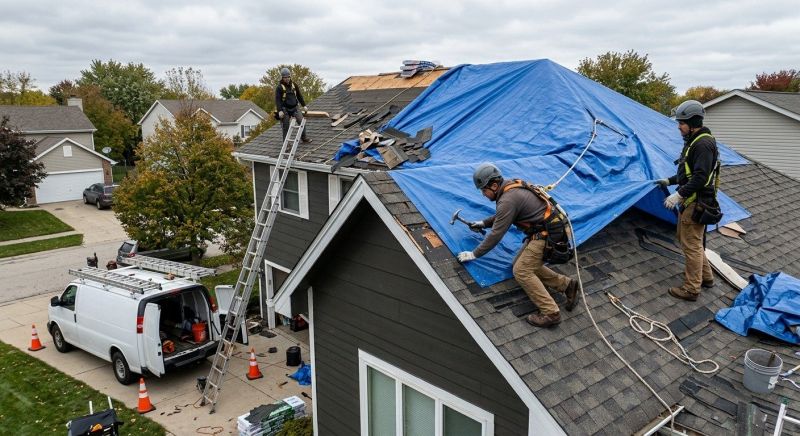 Our team working on Roofing Service projects in Bethany Beach, DE