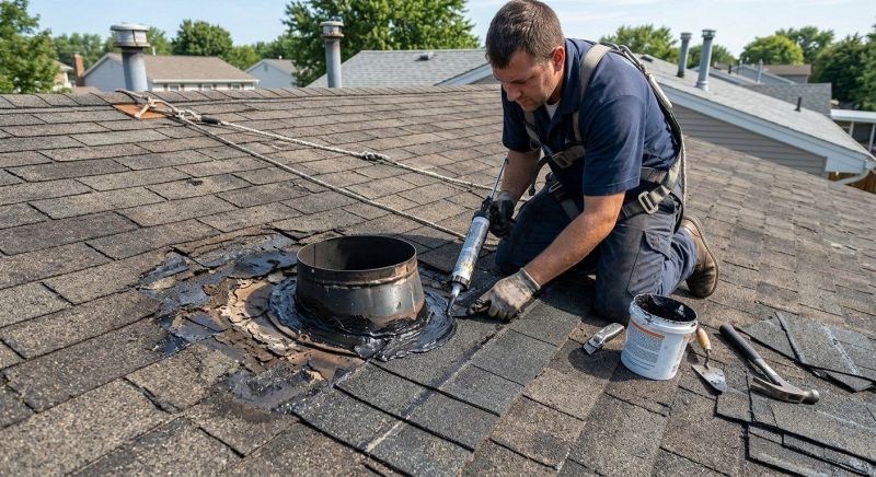 Asphalt Roof Leak Repair in Ocean City, MD