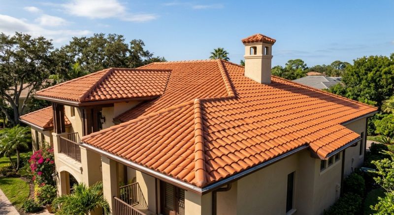 Barrel Tile Roof Installation in Bethany Beach, DE