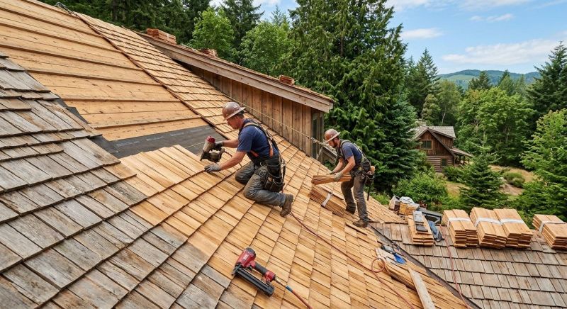 Cedar Roof Installation in Harbeson, DE