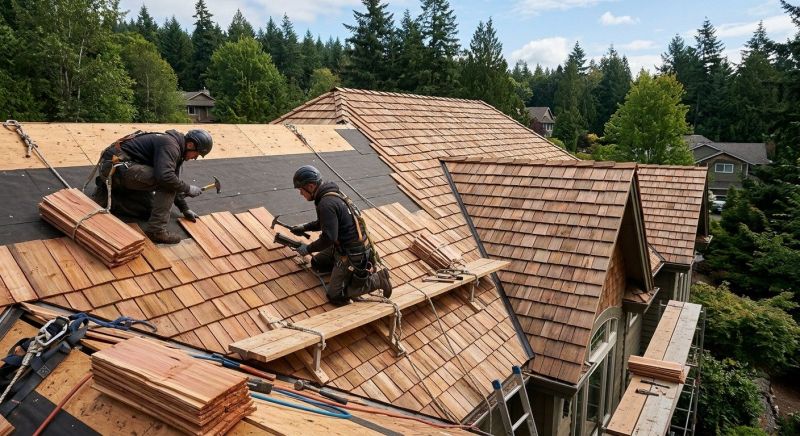 Cedar Roof Installation in Harbeson, DE