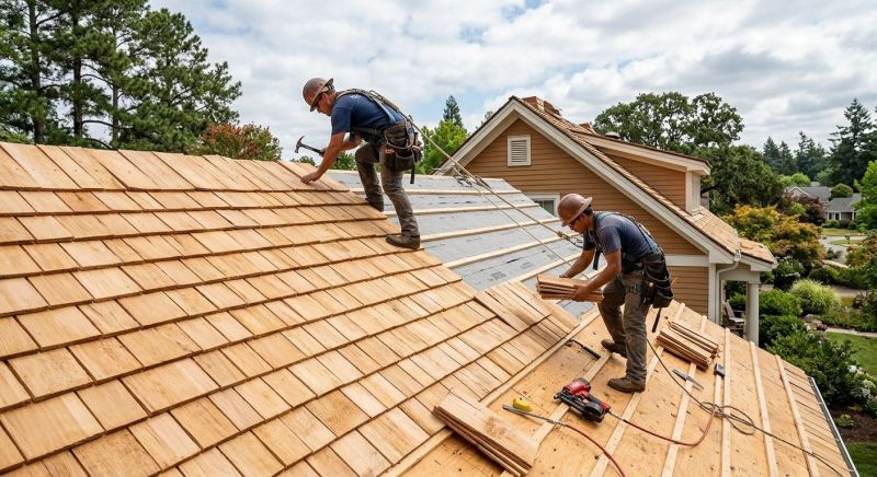 Cedar Roof Installation in Milton, DE