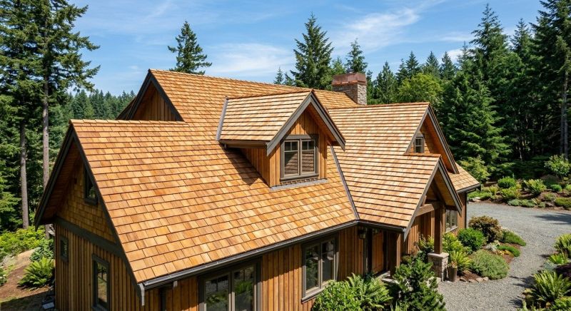 Cedar Roof Installation in Milton, DE