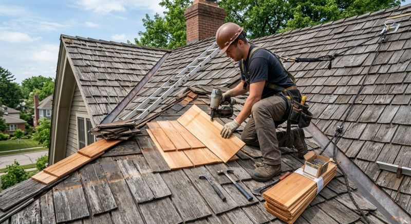 Cedar Shake Roof Repair in Berlin, MD