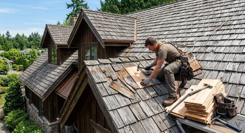 Cedar Shake Roof Repair in Dagsboro, DE