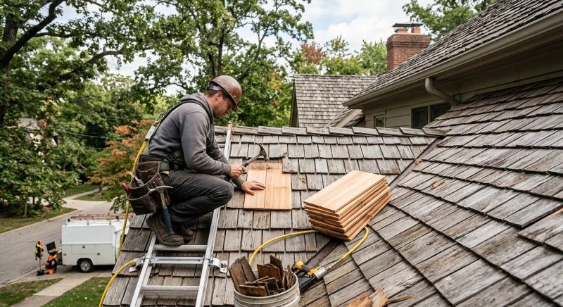 Cedar Shake Roof Repair in Dewey Beach, DE