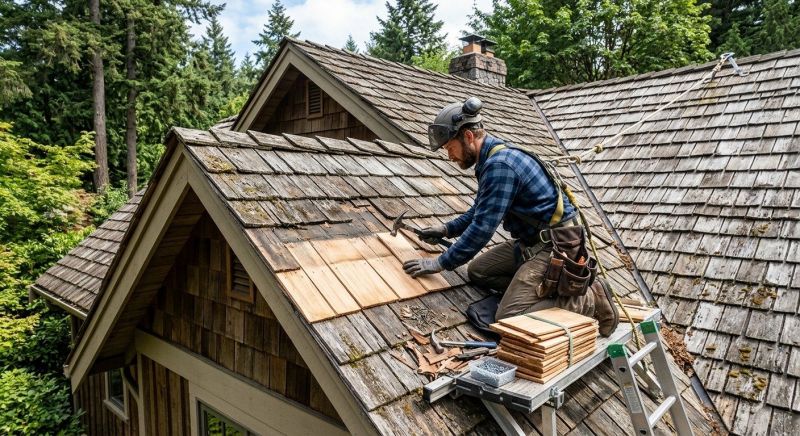 Cedar Shingles Repair in Fenwick Island, DE