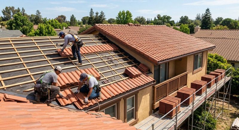 Clay Roof Installation in Georgetown, DE