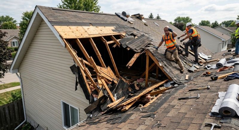 Collapsing Roof Repair in Bethany Beach, DE