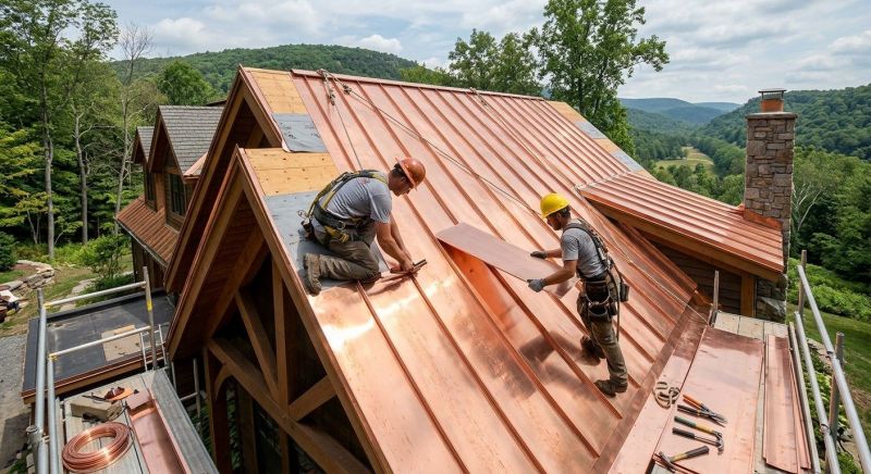 Copper Roof Installation in Bethany Beach, DE