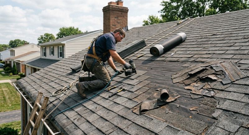 Damaged Roof Repair in Dagsboro, DE
