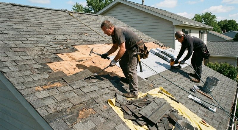 Damaged Roof Repair in Georgetown, DE