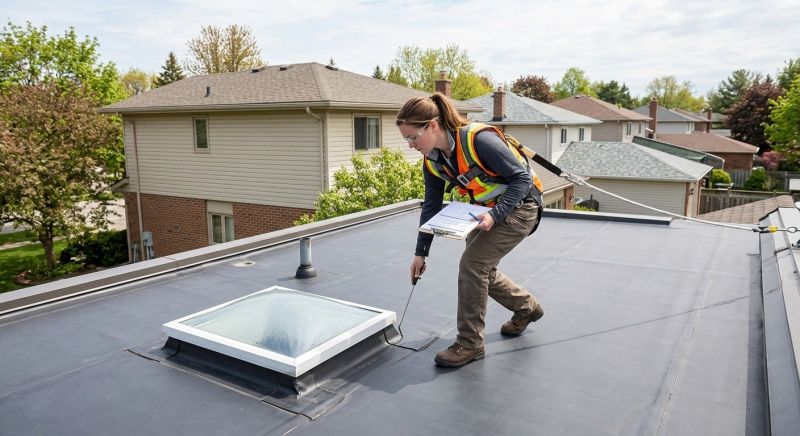 Flat Roof Inspection in Bethany Beach, DE