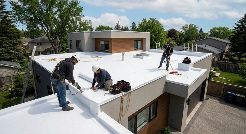 Flat Roof Installation in Ocean City, MD