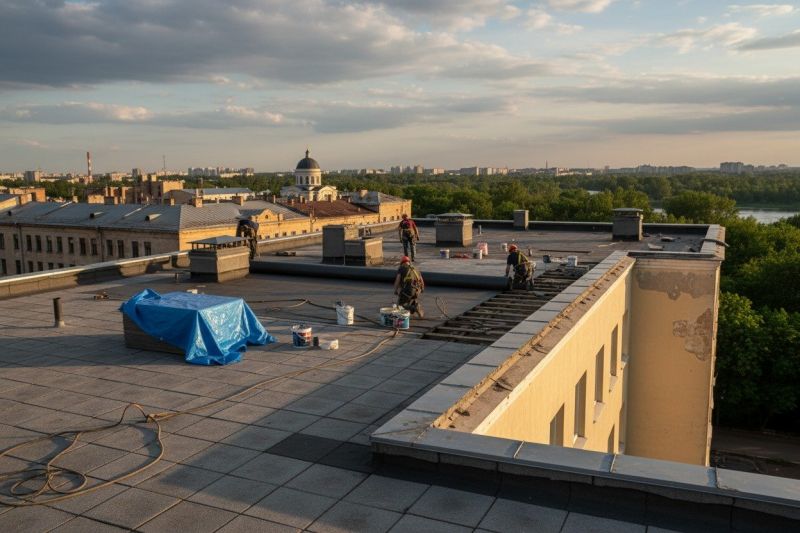Flat Roof Replacement in Ocean View, DE