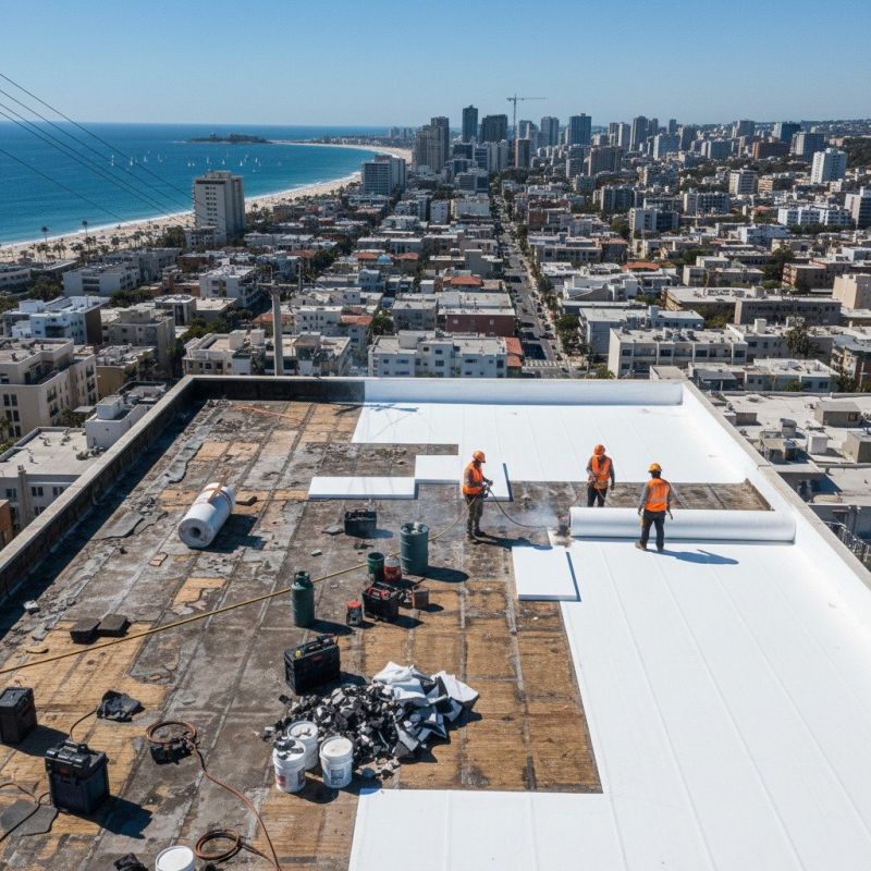 Flat Roof Replacement in Selbyville, DE