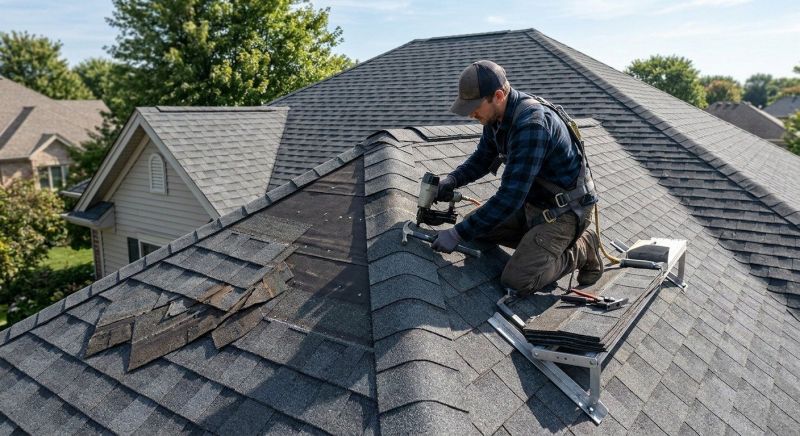 Hip Roof Shingle Repair in Bethany Beach, DE