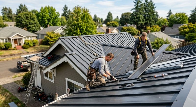Metal Roof Repair in Ocean City, MD