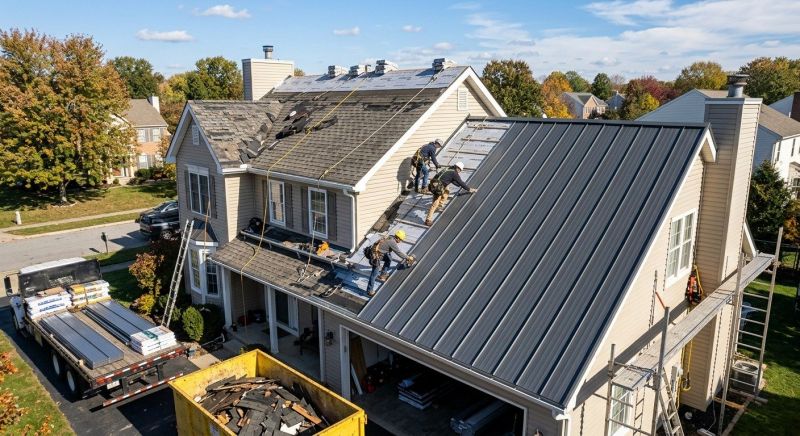 Metal Roof Replacement in Millville, DE