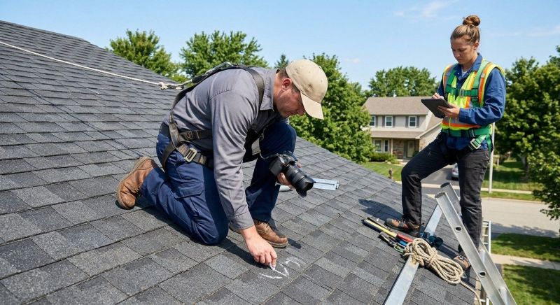 Roof Damage Inspection in Ocean City, MD