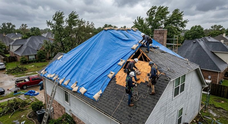Roof Damage Restoration in Harbeson, DE