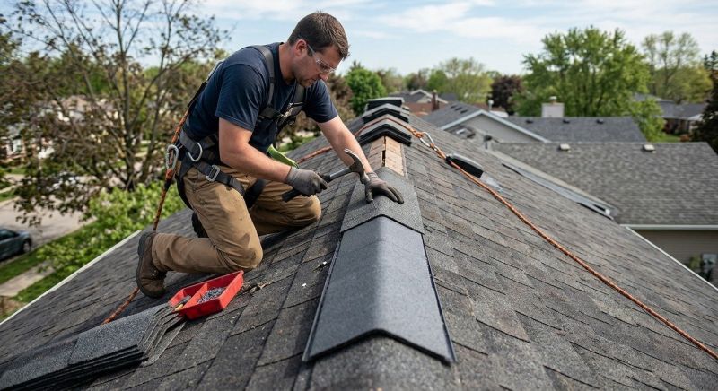 Roof Ridge Repair in Bethany Beach, DE