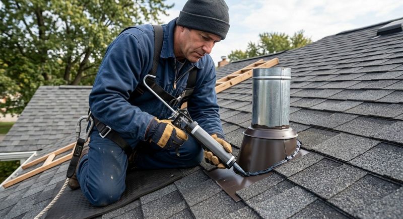 Roof Vent Flashing Repair in Bethany Beach, DE