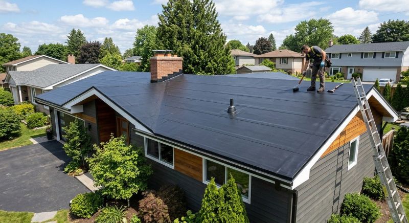 Rubber Roof Installation in Bethany Beach, DE