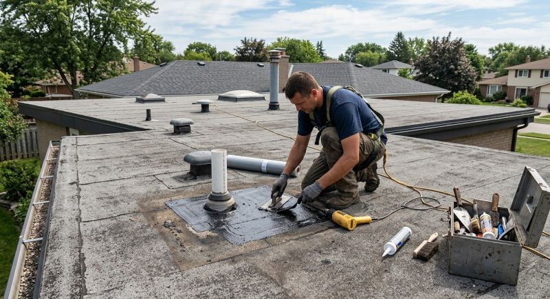 Rubber Roof Repair in Worcester County, MD