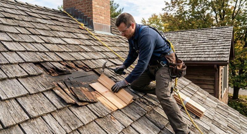 Shake Shingle Repair in Millville, DE
