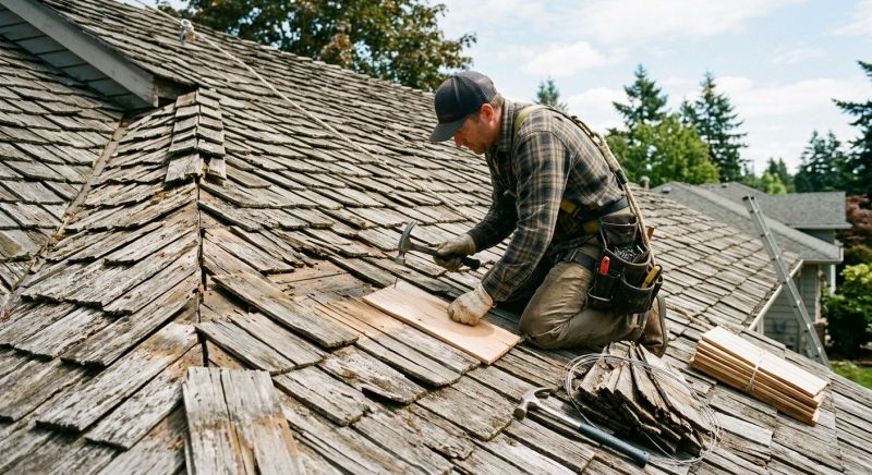 Shake Shingle Repair in Milton, DE