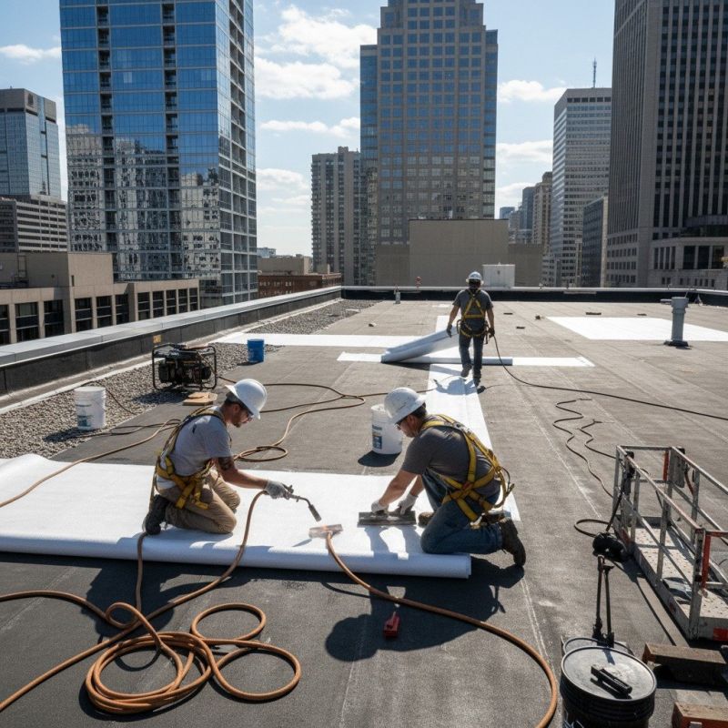 Single Ply Roof Repair in Millsboro, DE
