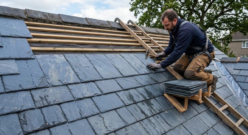 Slate Roof Construction in Ocean City, MD