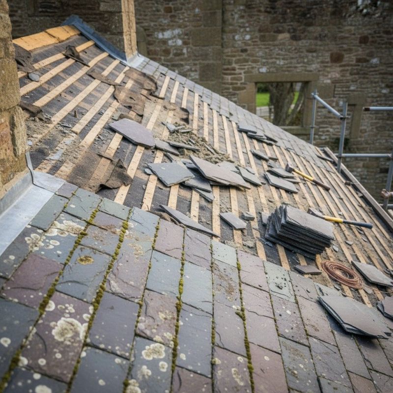 Slate Roof Replacement in Millville, DE