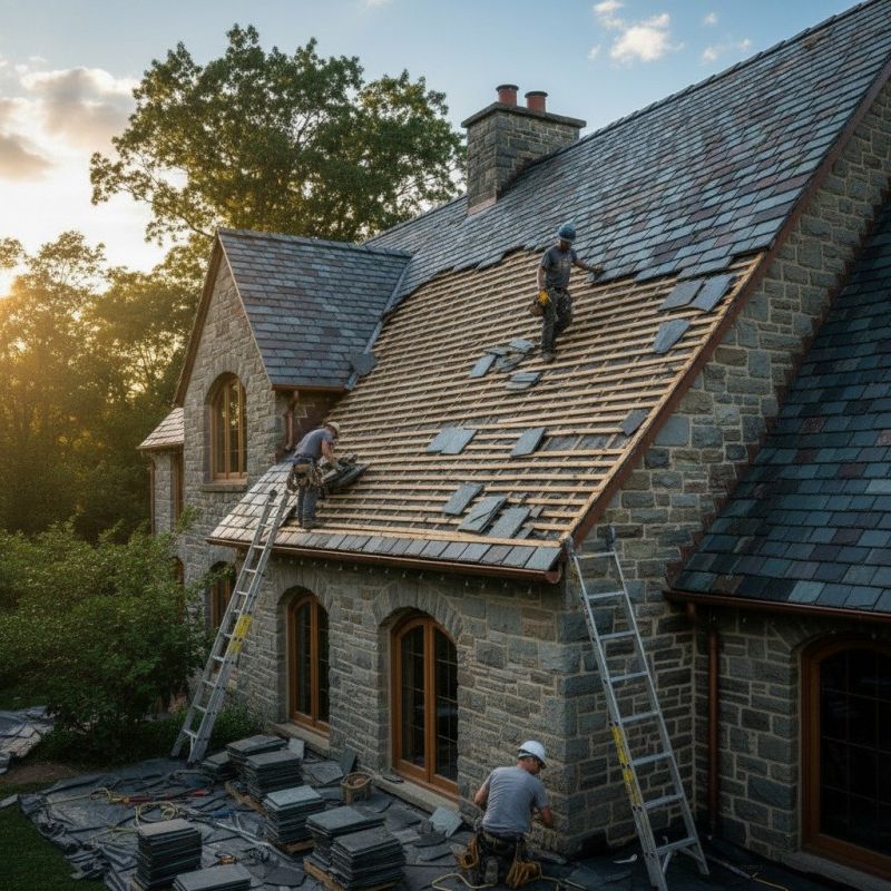 Slate Roof Replacement in Ocean City, MD
