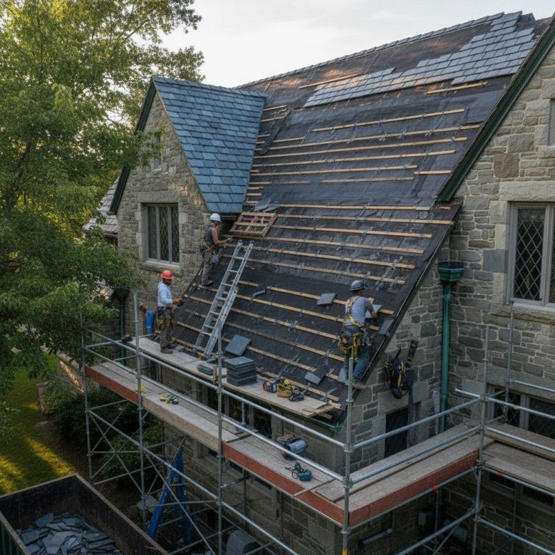 Slate Roof Replacement in Ocean View, DE