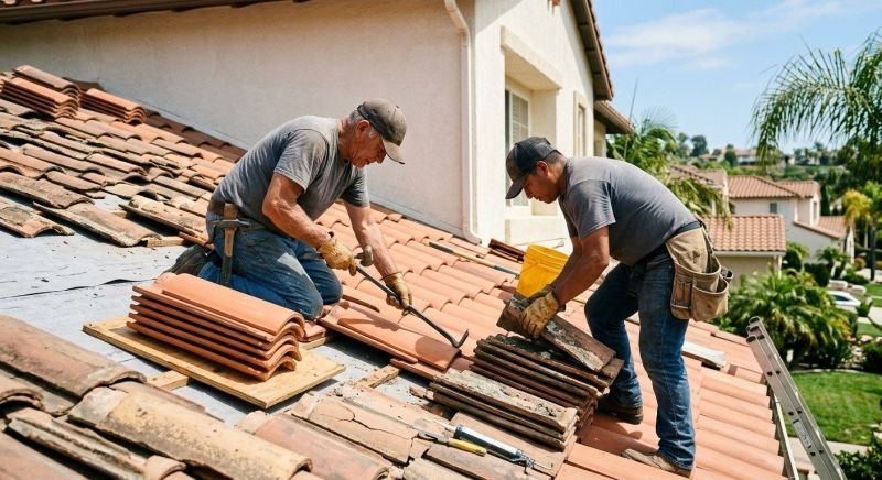 Spanish Tile Roof Repair in Bethany Beach, DE