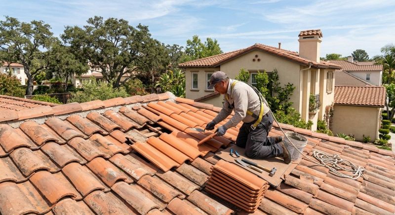 Spanish Tile Roof Repair in Bethany Beach, DE