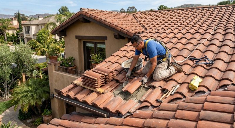Spanish Tile Roof Repair in Bethany Beach, DE