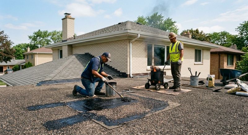 Tar And Gravel Roof Repair in Georgetown, DE