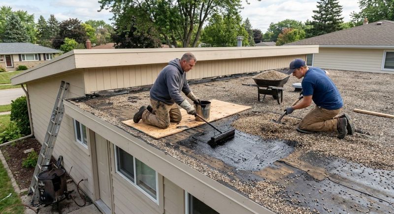Tar And Gravel Roof Repair in Georgetown, DE