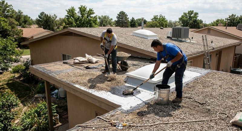 Tar And Gravel Roof Repair in Harbeson, DE