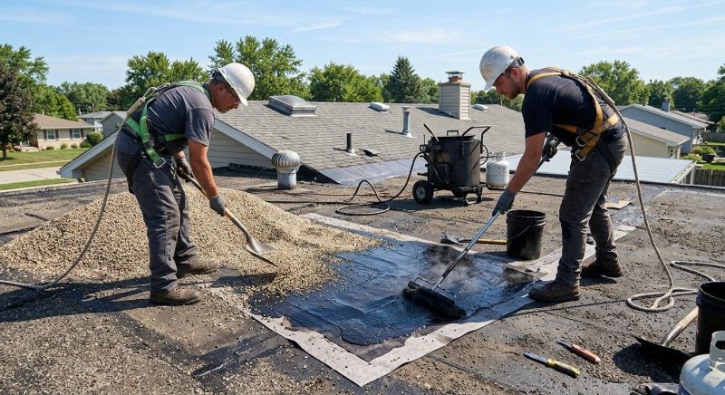 Tar And Gravel Roof Repair in Lewes, DE