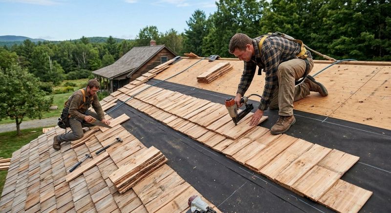 Wood Roofing Installation in Worcester County, MD