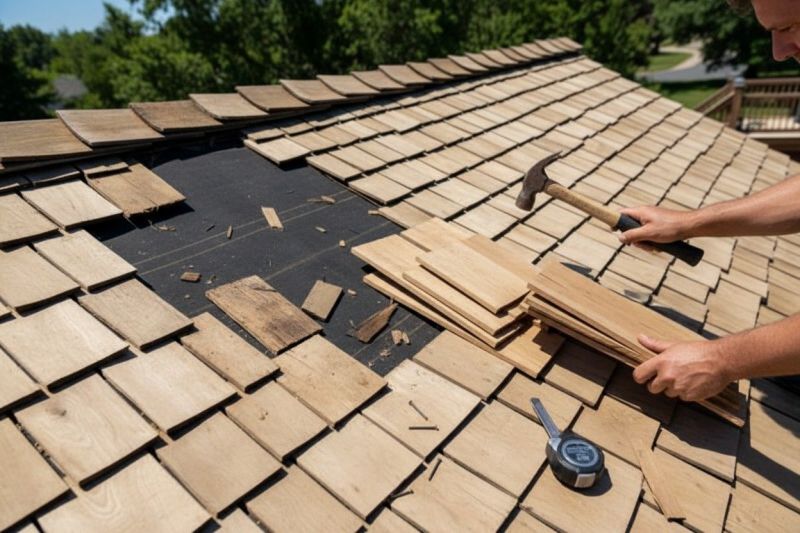 Wood Shake Roof Repair in Ocean View, DE