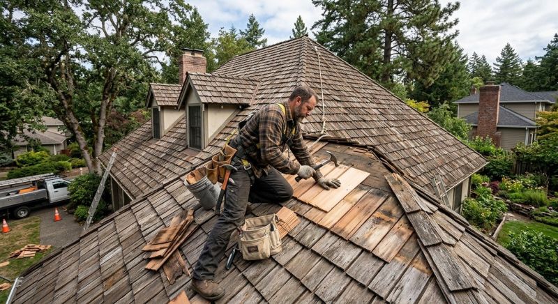 Wood Shake Roof Repair in Worcester County, MD