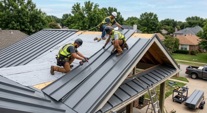 Aluminum Roof Installation